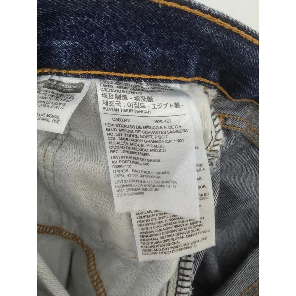 Levis 505 Jeans Mens30 x 32 Blue‎ Denim Straight Fit Medium Wash Cotton